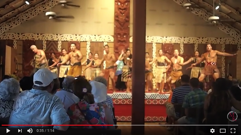 Maori haka dance